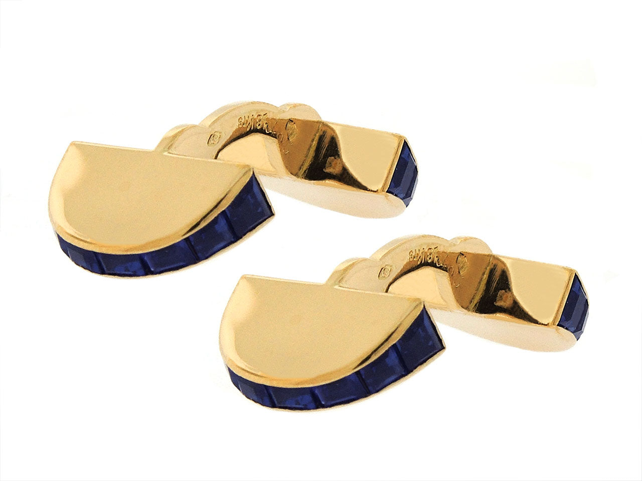 Cartier sapphire cufflinks hotsell