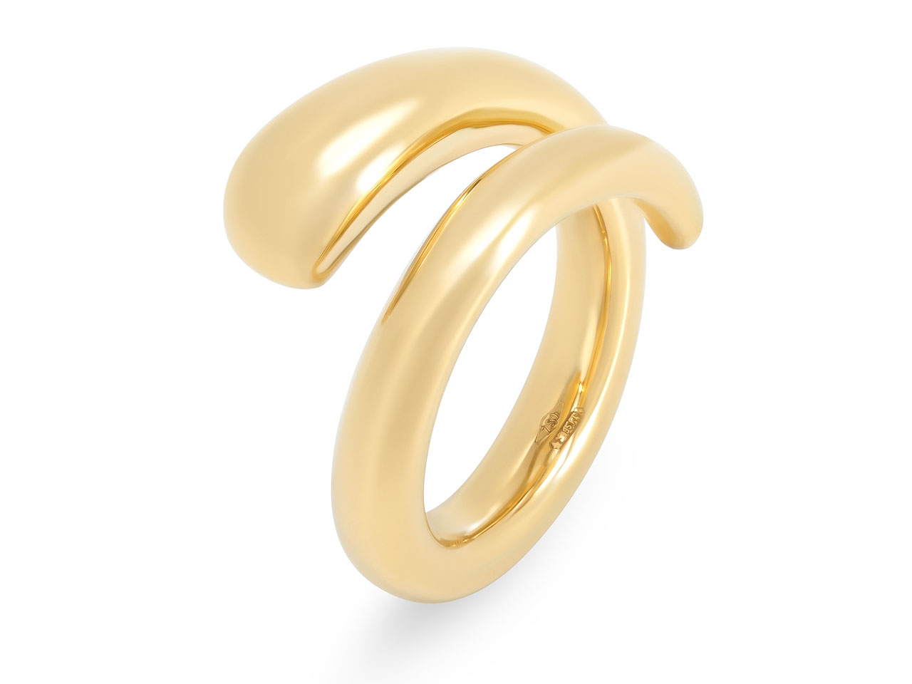 18K Gold high quality Ring - Made in Italy