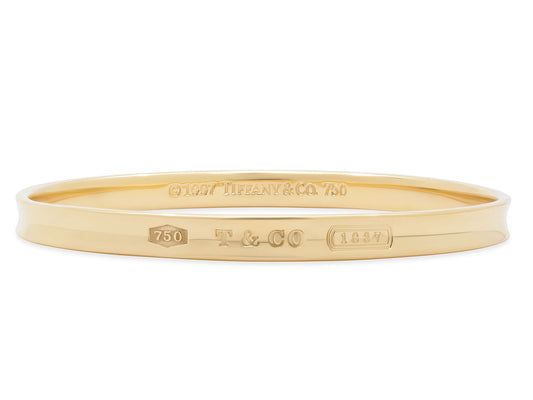 Tiffany & Co. '1837' Bangle Bracelet in 18K Gold