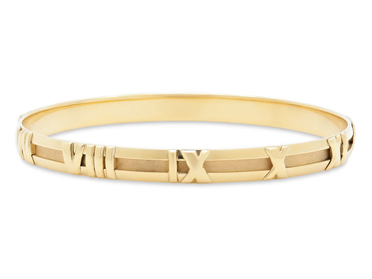 Tiffany & Co. 'Atlas' Bangle Bracelet in 18K Gold