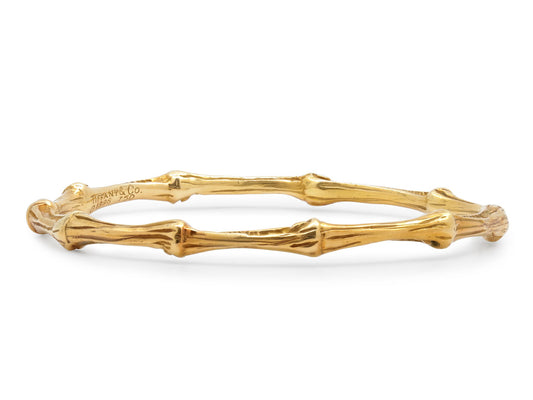 Tiffany & Co. Bamboo Bangle Bracelet in 18K Gold