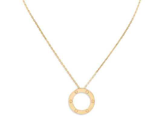 Cartier 'Love' Necklace in 18K Gold
