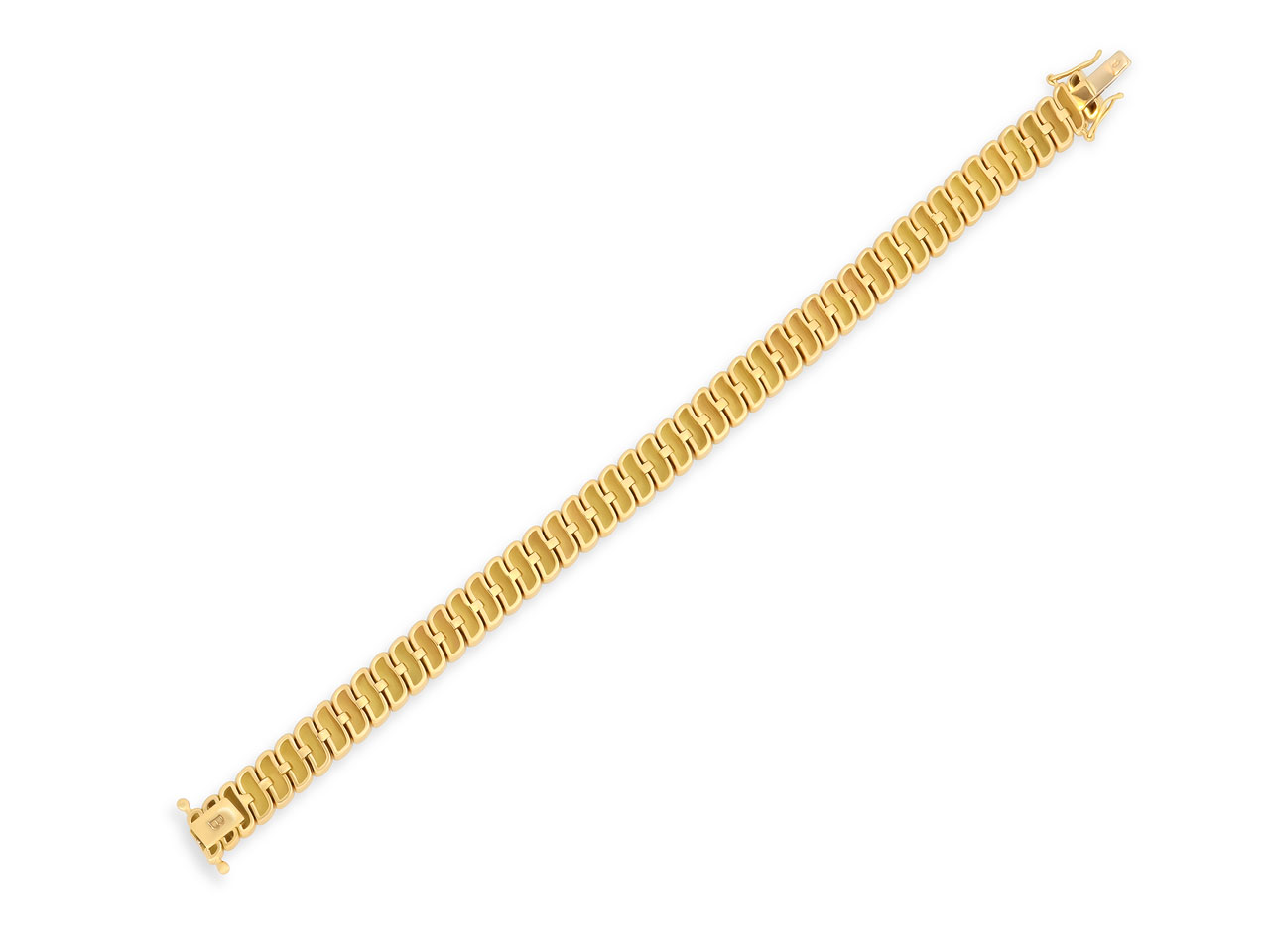 Flexible Link Bracelet in 18K Gold, by Beladora