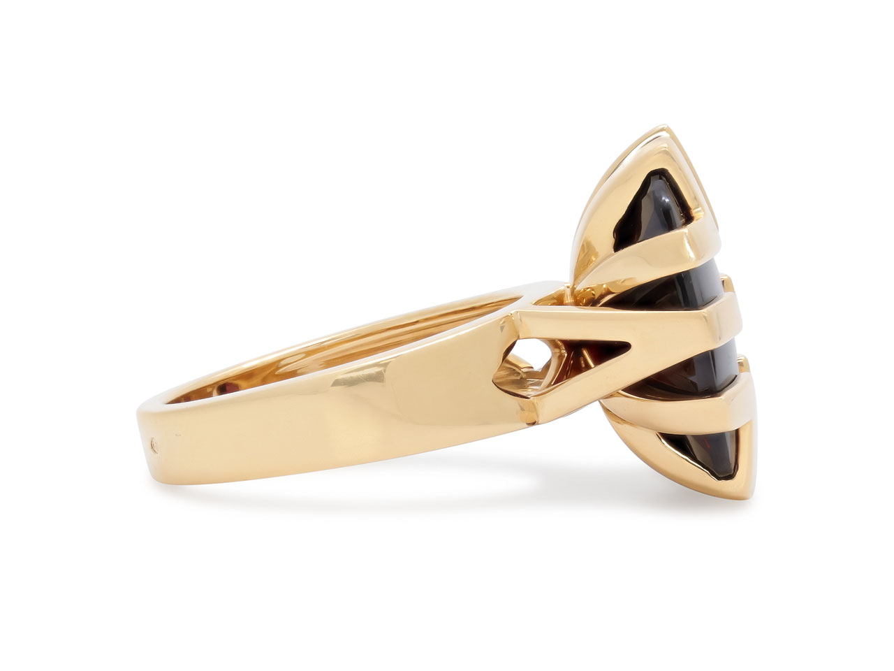 Cartier 'Le Baiser Du Dragon' Garnet Ring in 18K Gold