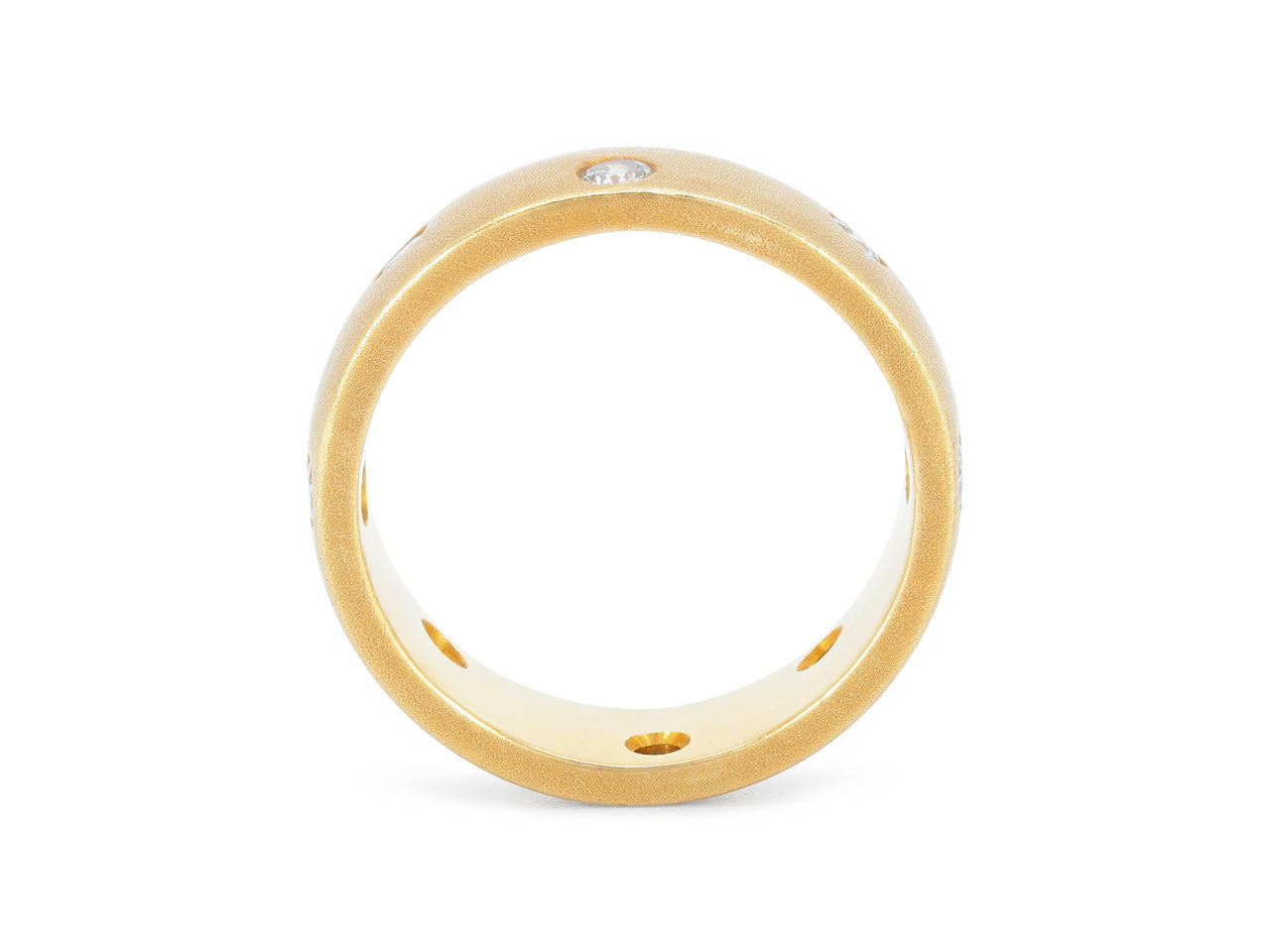 Diamond Band in 18K Gold