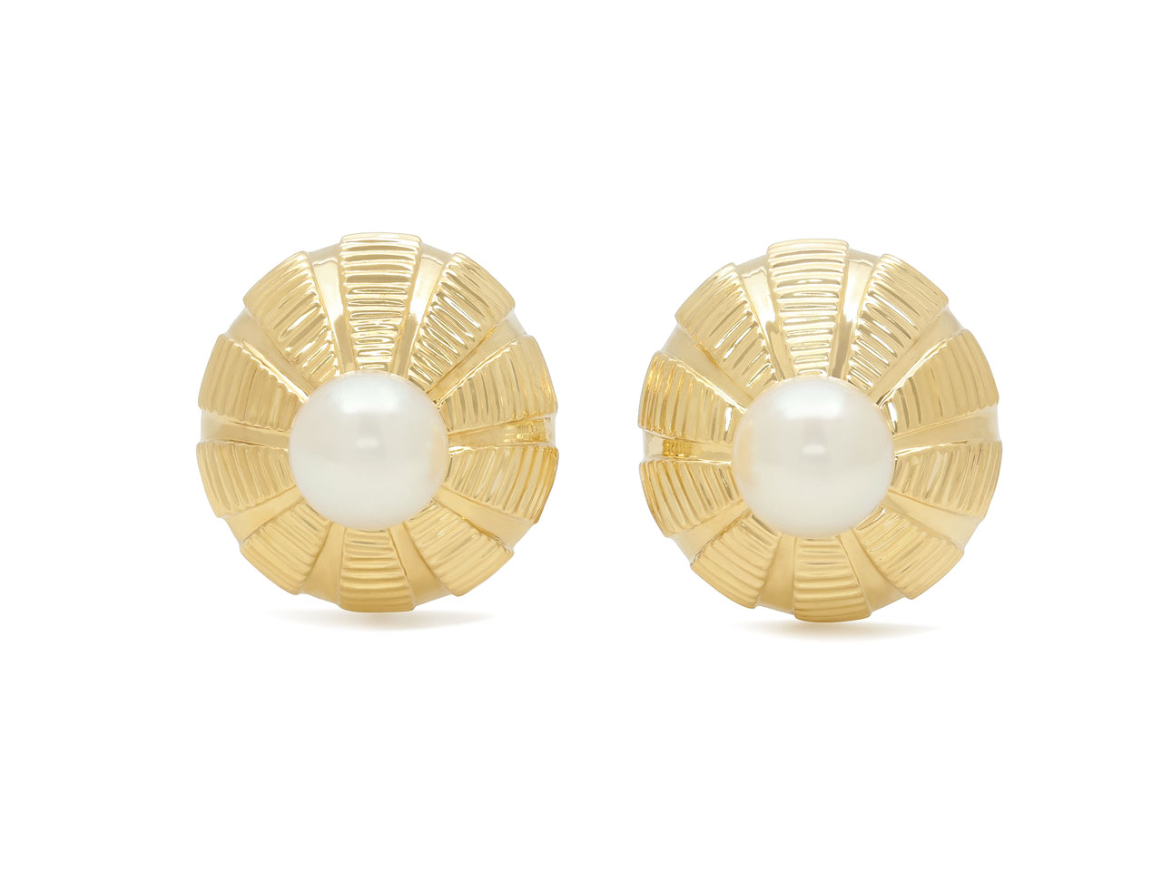Tiffany & Co. Schlumberger 'Taj Mahal' Earrings in 18K Gold