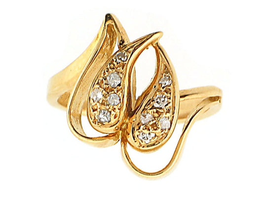 Ilias Lalaounis Diamond Ring in 18K Gold