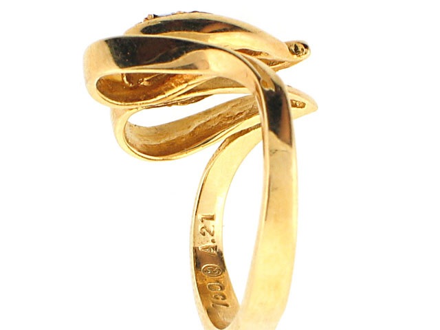 Ilias Lalaounis Diamond Ring in 18K Gold