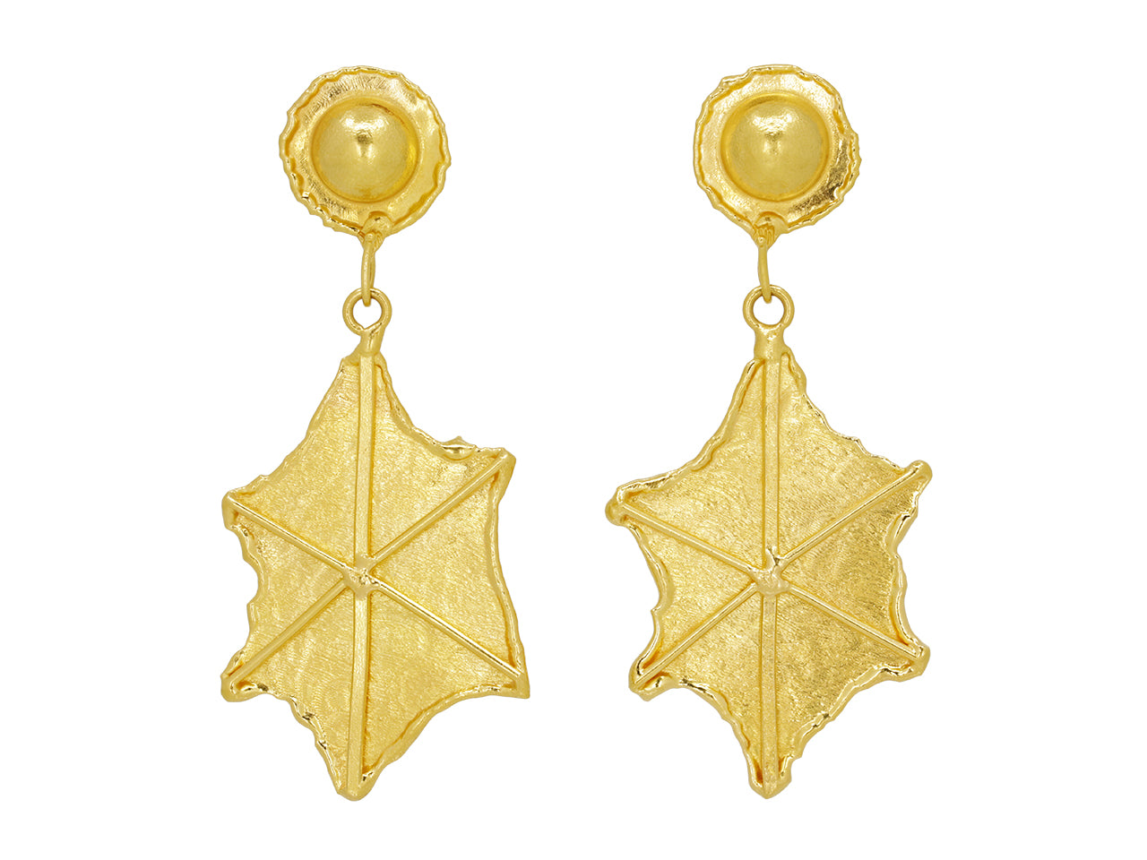 Jean Mahie Earrings in 22K Gold