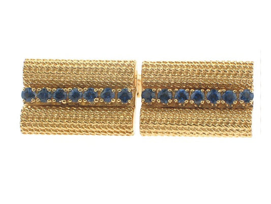 Charles Gold & Co. Sapphire Cufflinks in 18K