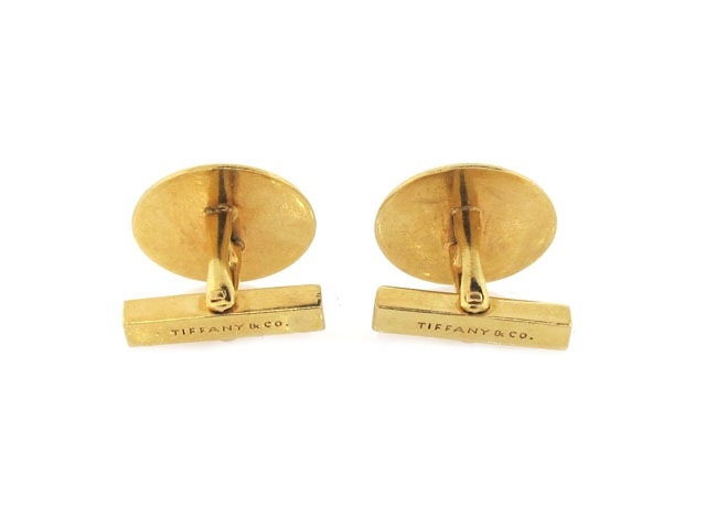 Tiffany & Co. Button Cufflinks in 14K