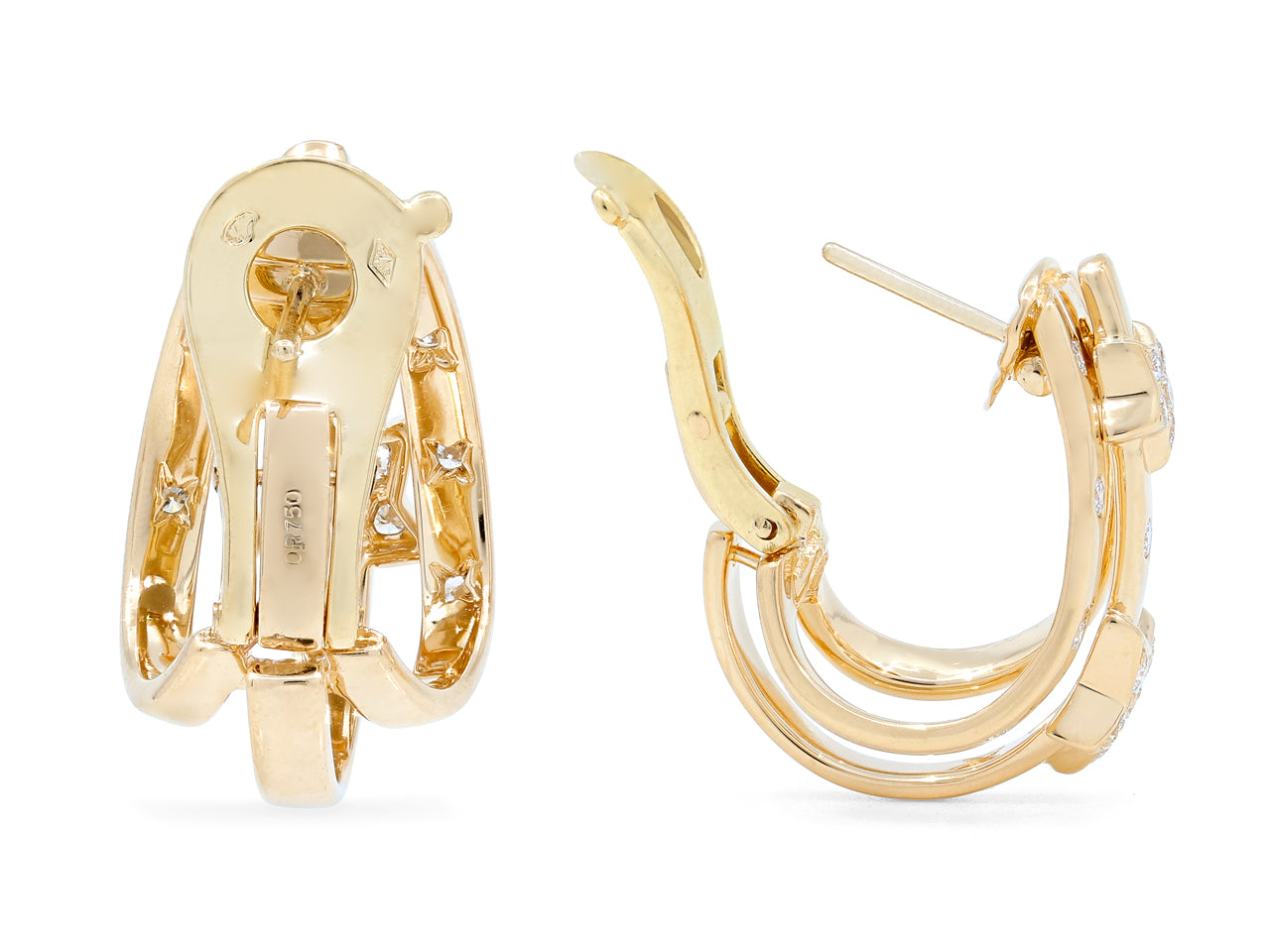 Chanel Diamond 'Comete' Earrings in 18K