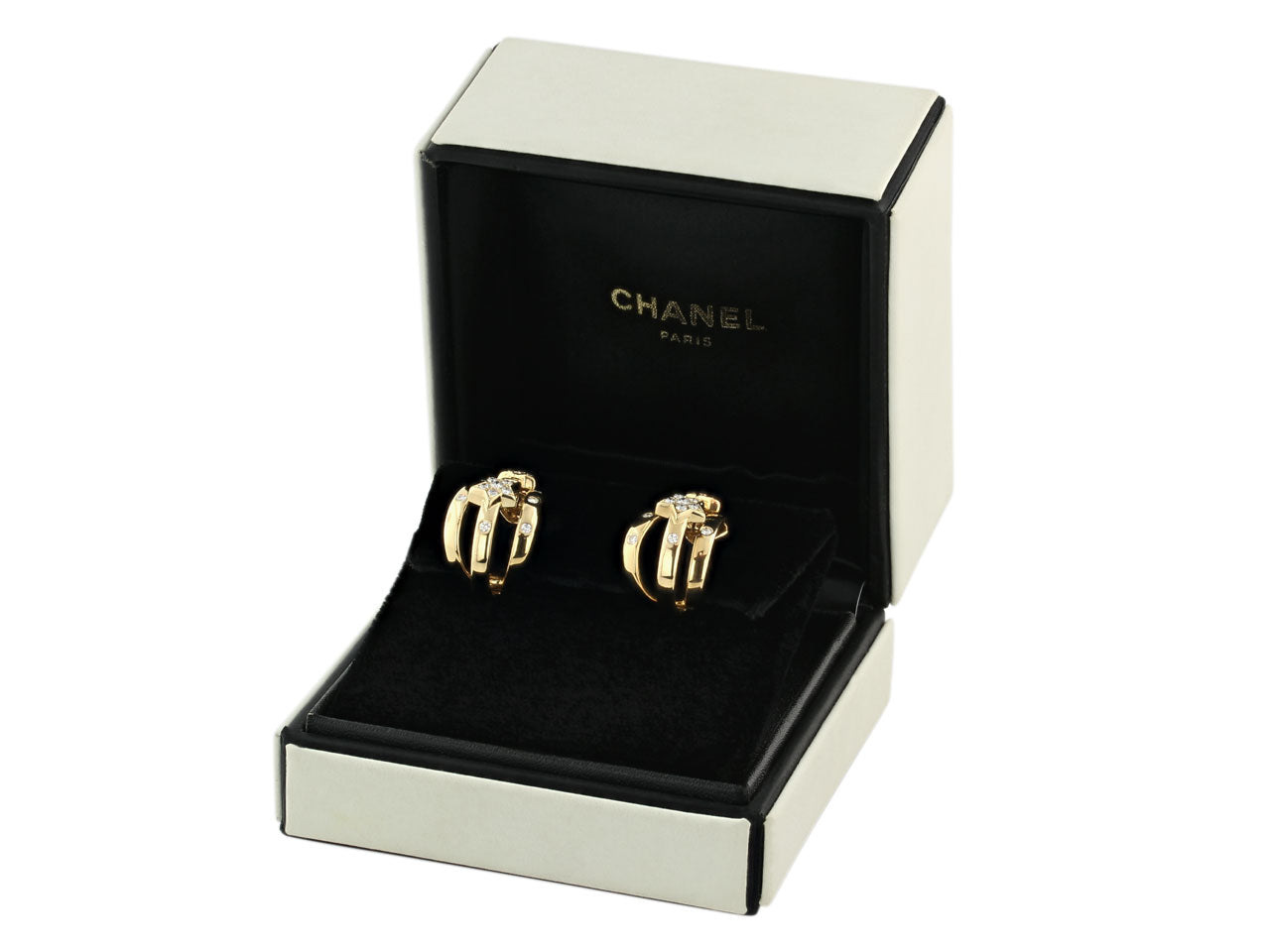 Chanel Diamond 'Comete' Earrings in 18K