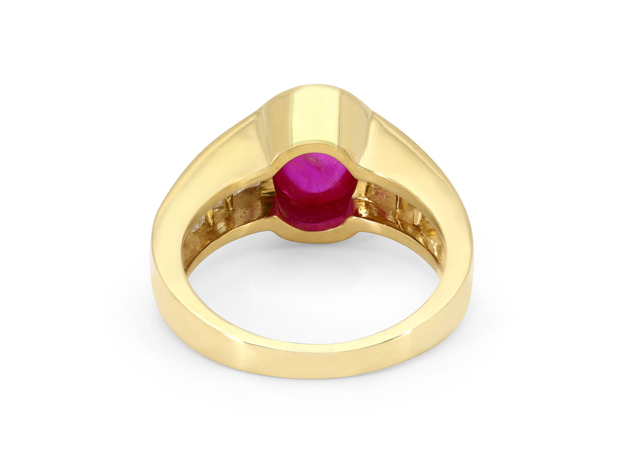 Burma Ruby and Diamond Ring in 18K