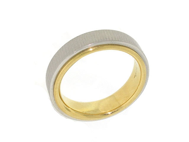 Two-Tone Band in Platinum and 18K