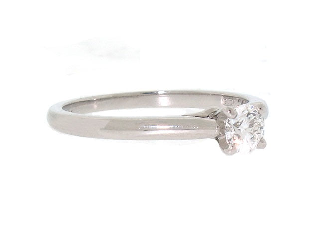 Cartier 0.20 Carat Diamond Promise Ring in Platinum