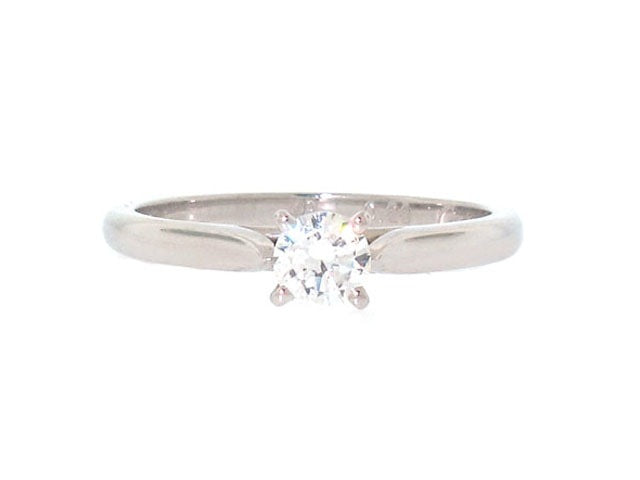 Cartier 0.23 Carat Diamond Solitaire Promise Ring in Platinum