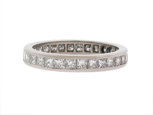 Princess-cut Diamond Eternity Band in Platinum