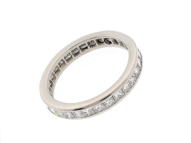 Princess-cut Diamond Eternity Band in Platinum