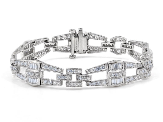 Diamond Bracelet in Platinum