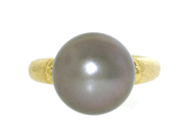 Tahitian Pearl Ring in 18K