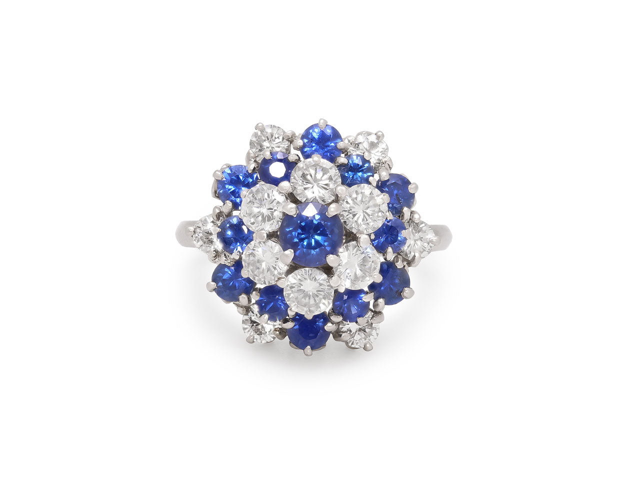 Tiffany & Co. Sapphire and Diamond Ring in Platinum