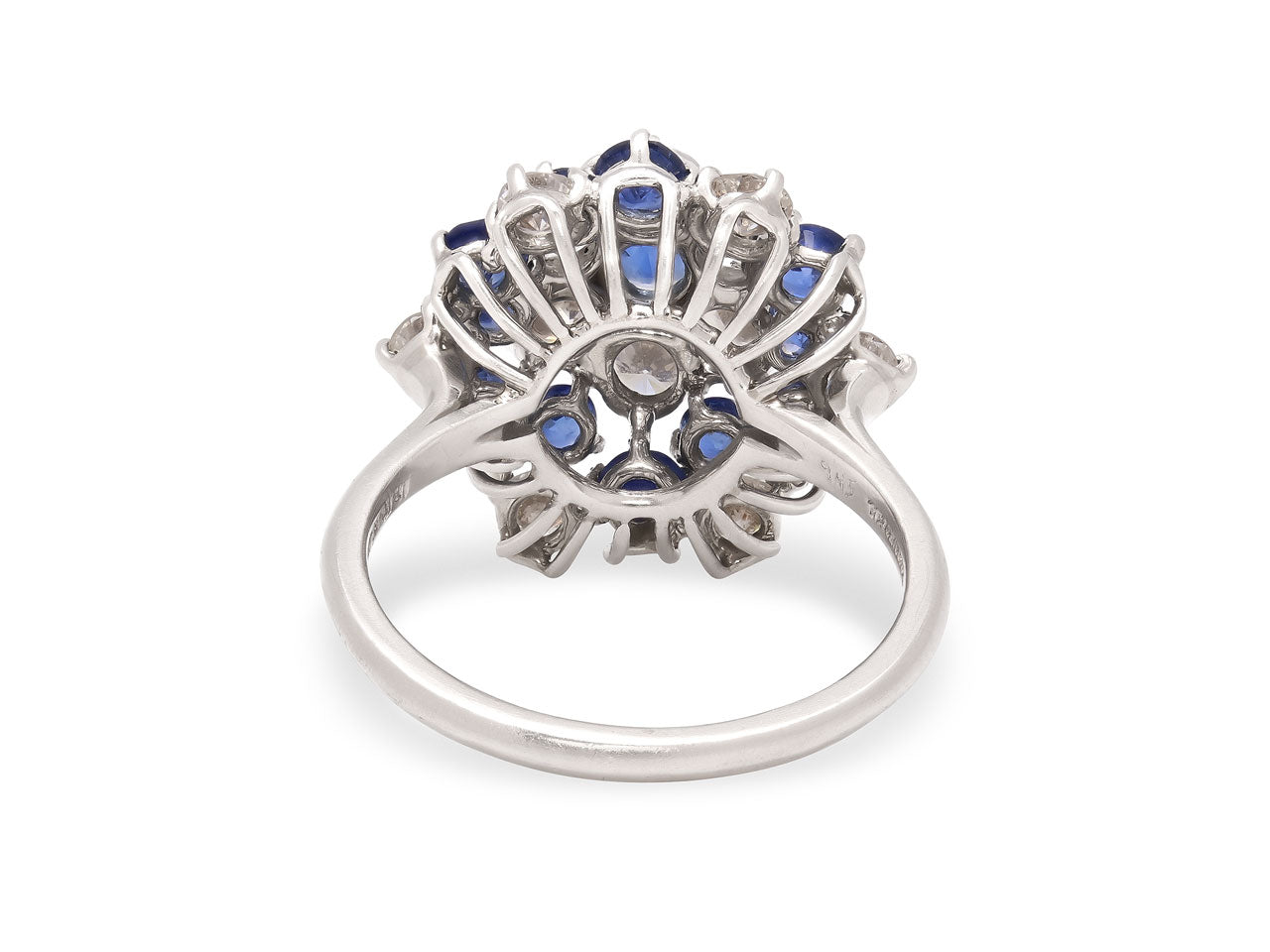 Tiffany & Co. Sapphire and Diamond Ring in Platinum