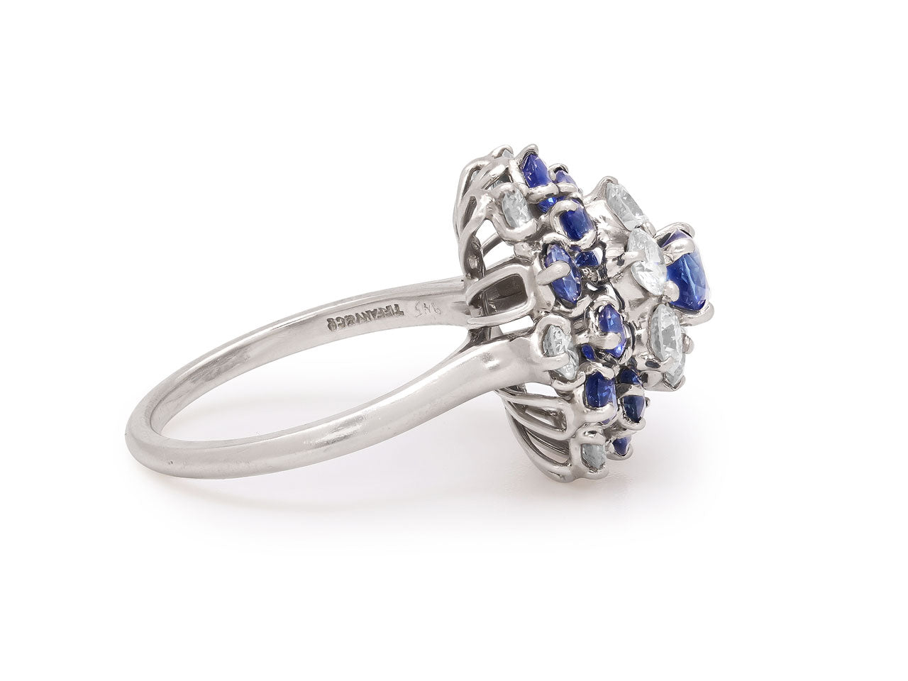 Tiffany & Co. Sapphire and Diamond Ring in Platinum