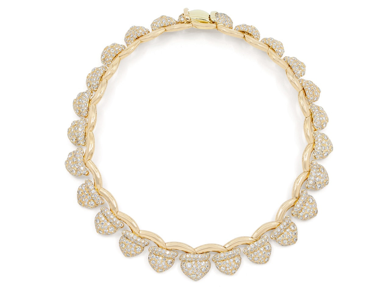 Fred of Paris 'Liens de Coeurs' Diamond Necklace in 18K Gold