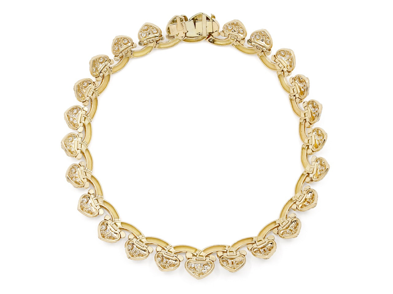 Fred of Paris 'Liens de Coeurs' Diamond Necklace in 18K Gold