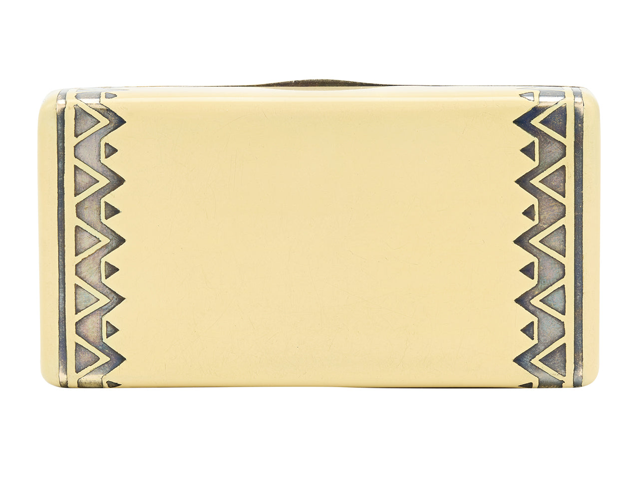 Cartier Art Deco Enamel Box in 18K and Silver