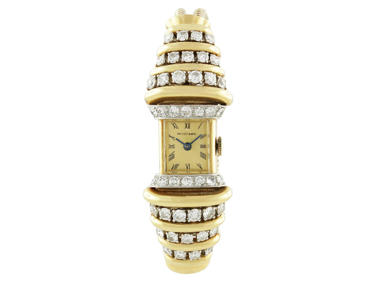 Van Cleef & Arpels Retro Diamond Watch in 18K