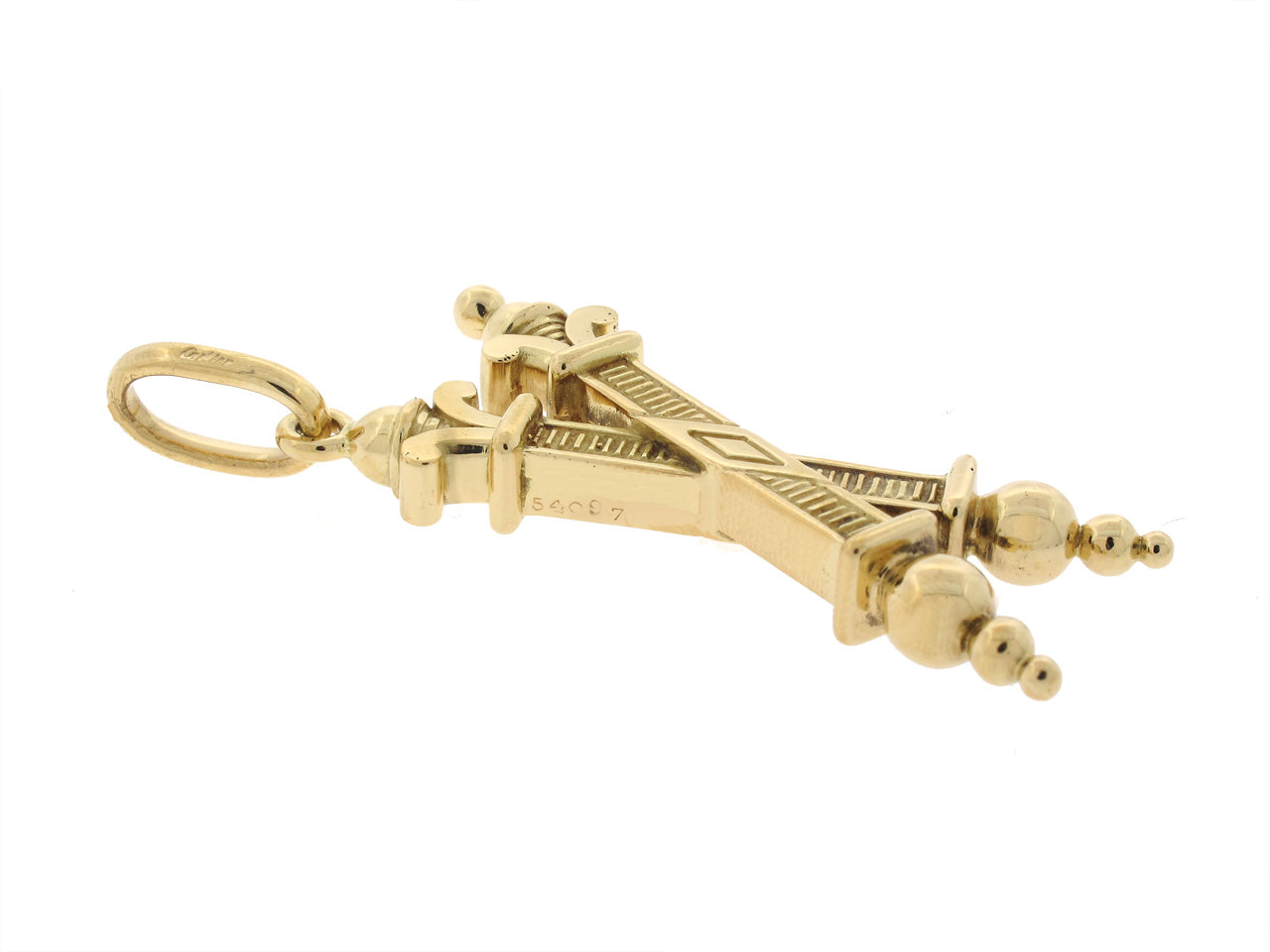 Mid-Century Cartier Pendant in 18K Gold