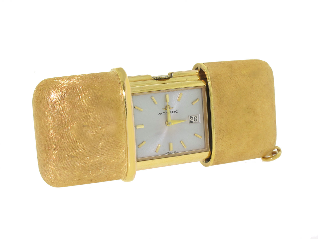 Movado Ermeto Travel Clock in 18K Gold