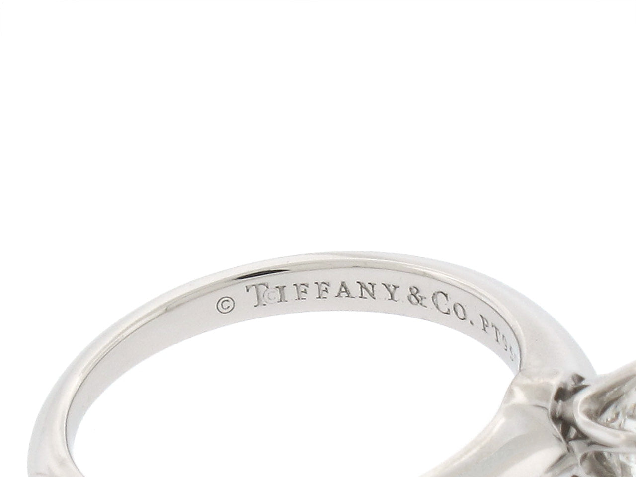 Tiffany & Co. 'Tiffany Setting' Diamond Solitaire Ring, 0.63 Carat I/VS1, in Platinum