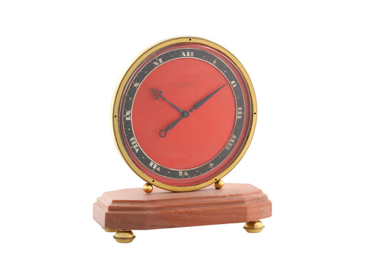 Charlton & Co. Art Deco Eight Day Desk Clock