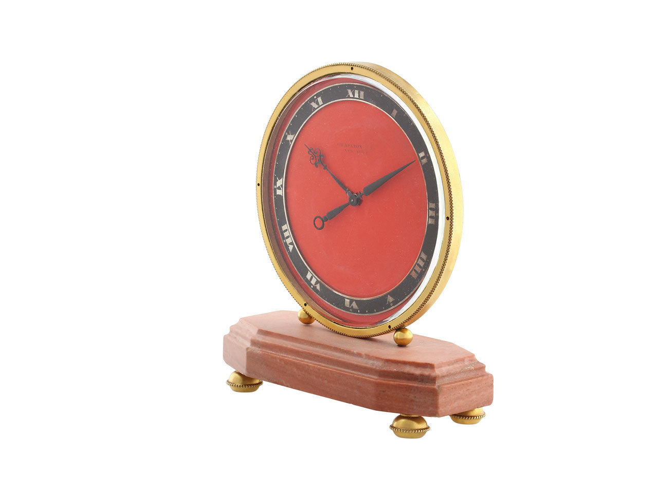 Charlton & Co. Art Deco Eight Day Desk Clock