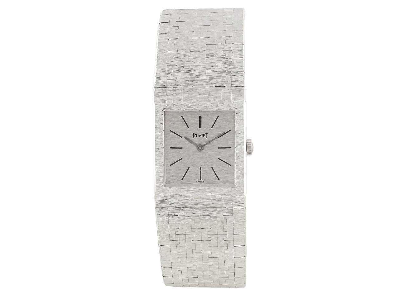 Vintage Piaget Watch in 18K White Gold, Manual Wind