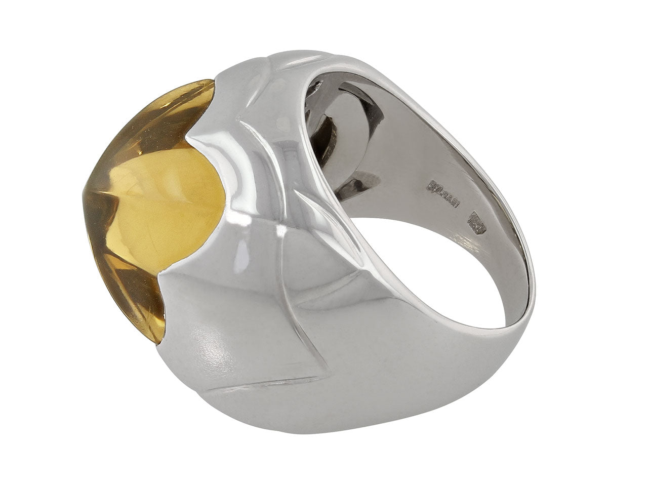 Bulgari Piramide Citrine Ring in 18K