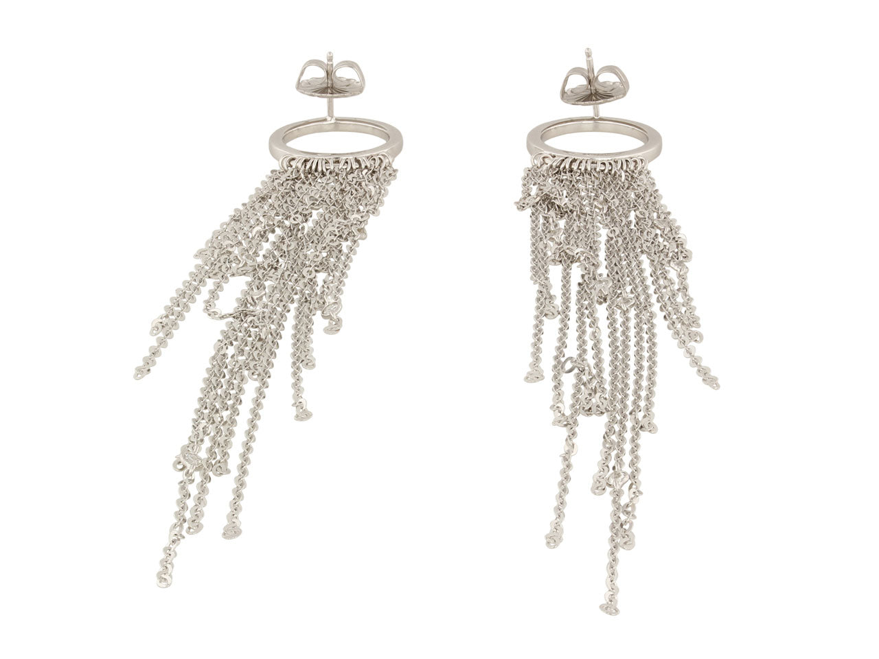 Diamond Dangle Earrings in 18K