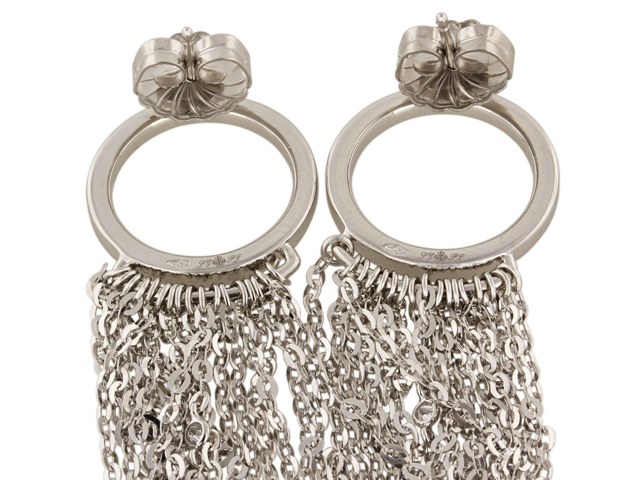 Diamond Dangle Earrings in 18K