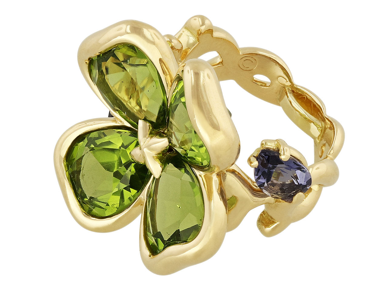 Bvlgari four-leaf clover on sale ring