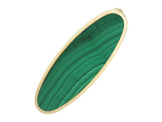 Faraone Malachite Lighter in 18K