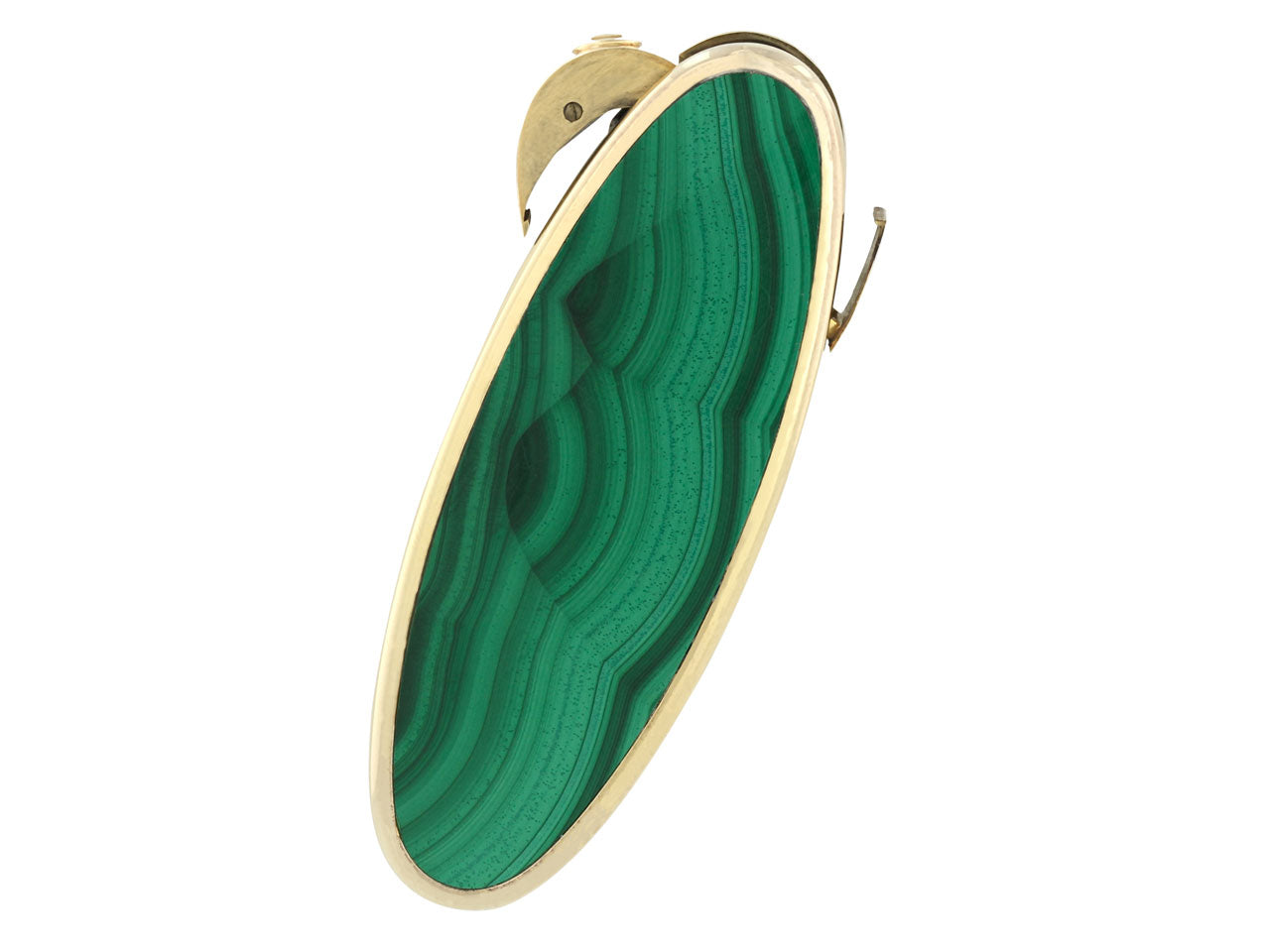 Faraone Malachite Lighter in 18K