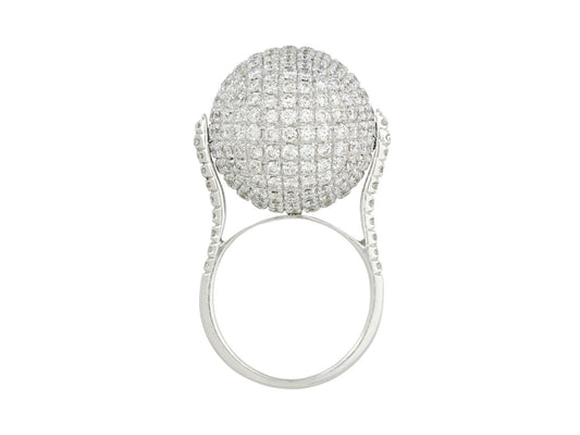 Disco Ball Diamond Ring in 18K