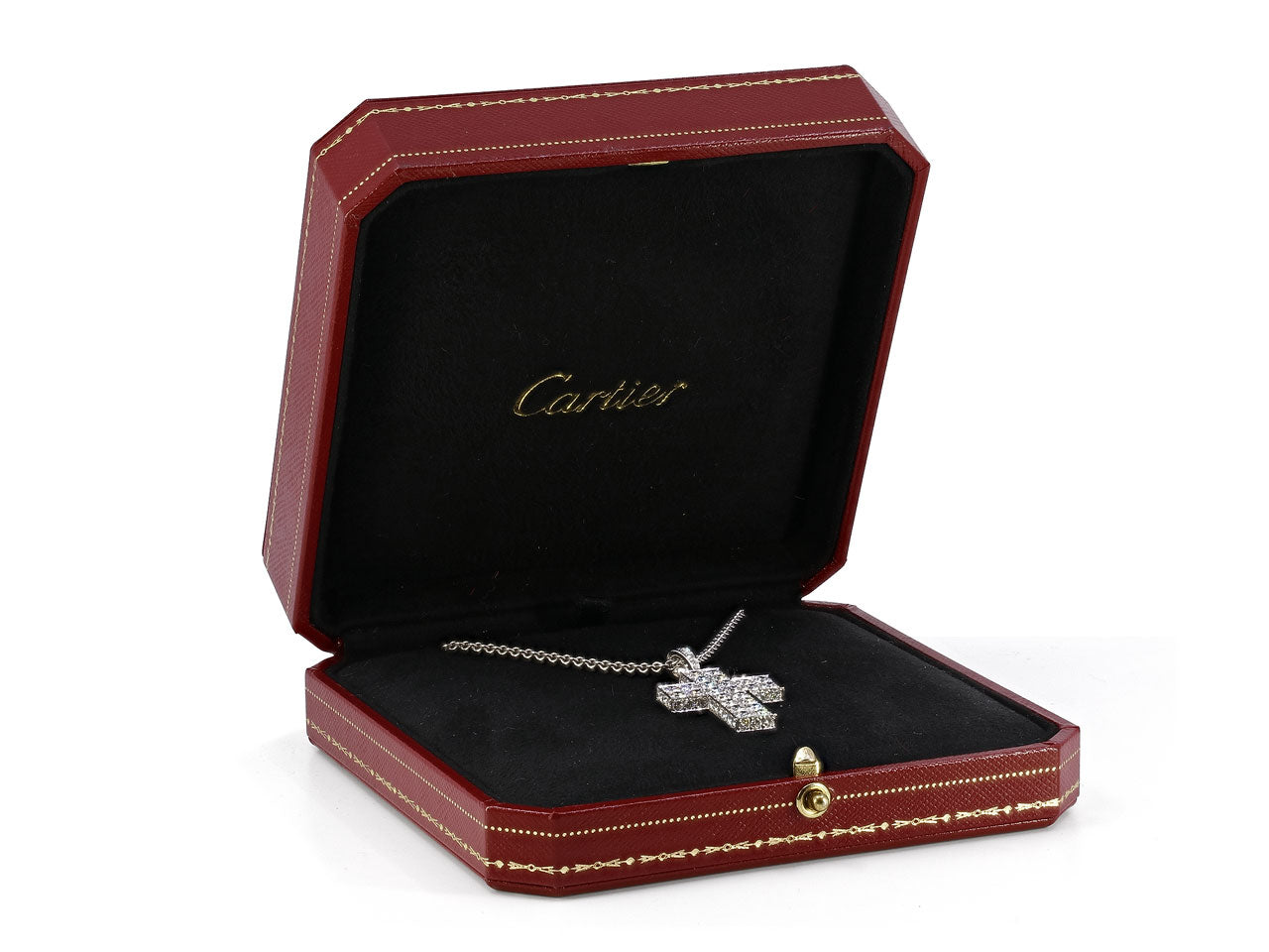 Cartier 'Cross Decor' Diamond Pendant in 18K