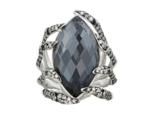 Stephen Webster 'Spider Crab' Crystal Haze Ring in 18K