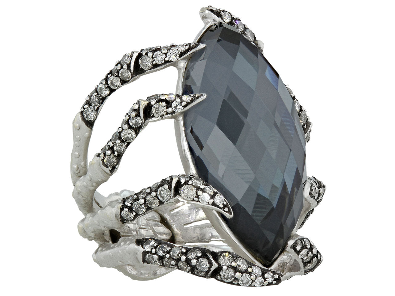 Stephen Webster 'Spider Crab' Crystal Haze Ring in 18K