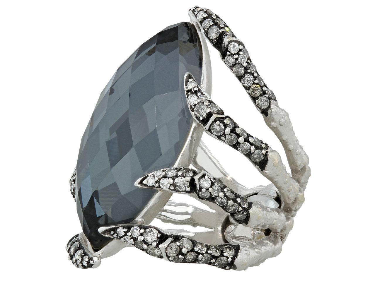 Stephen Webster 'Spider Crab' Crystal Haze Ring in 18K