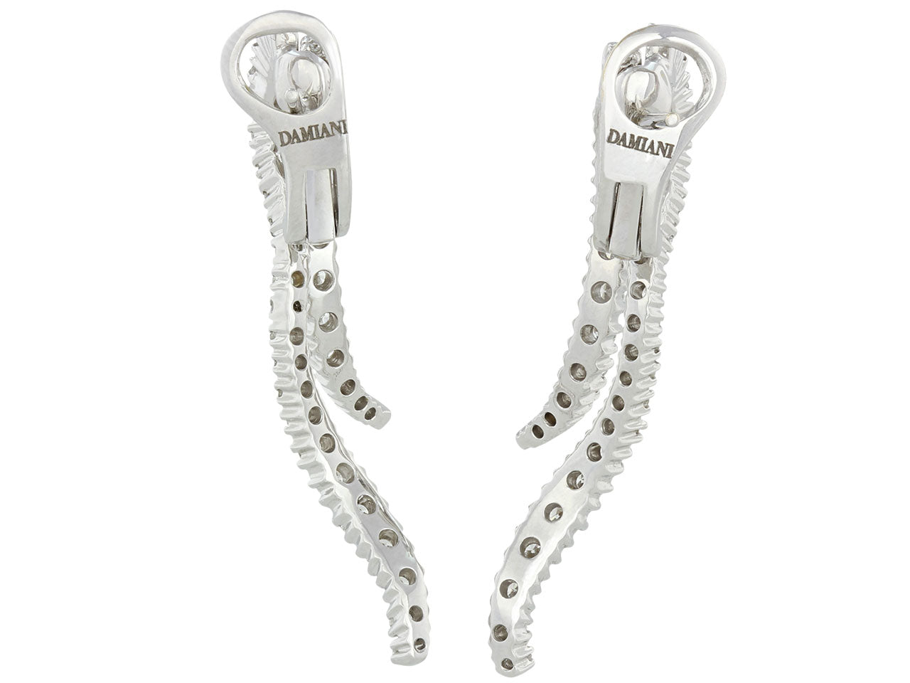 Damiani Diamond Earrings in 18K White Gold